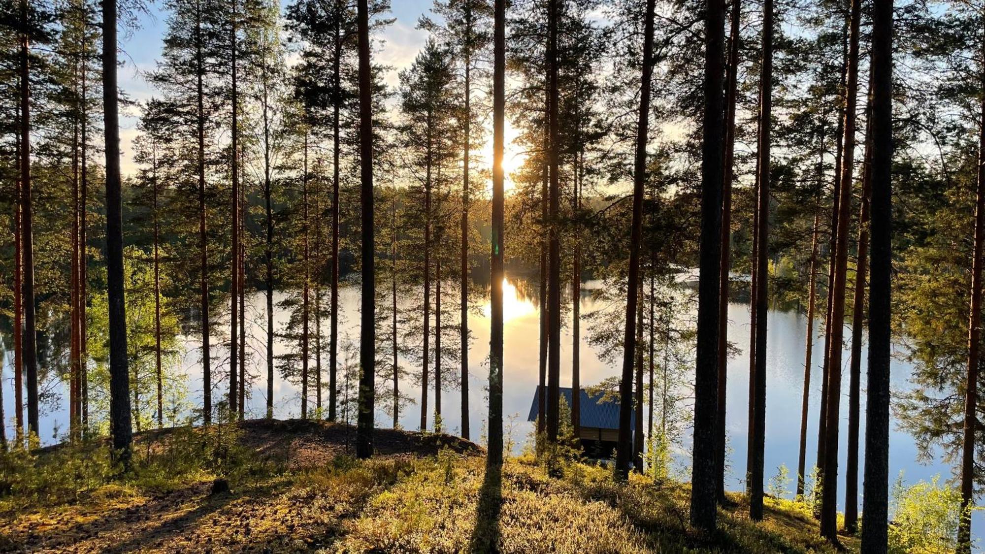 Ahvenlampi Camping Saarijarvi Exterior photo